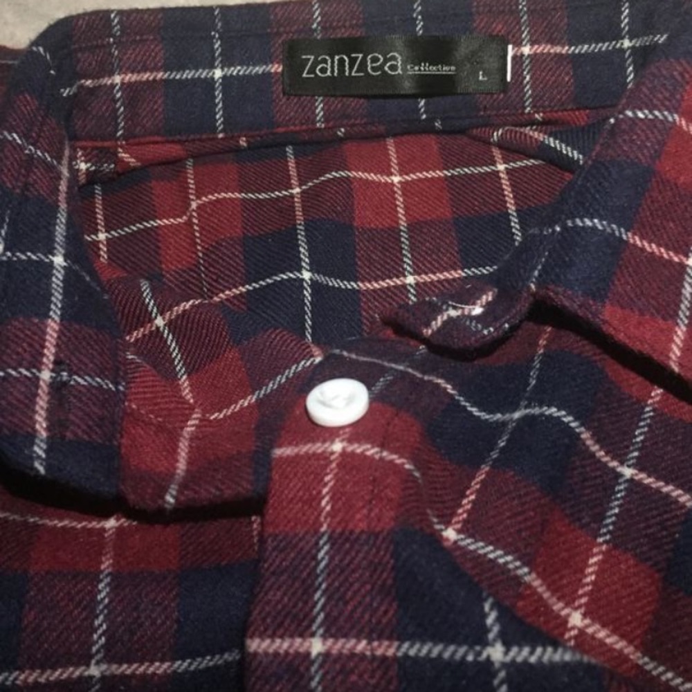 Red plaid shirt